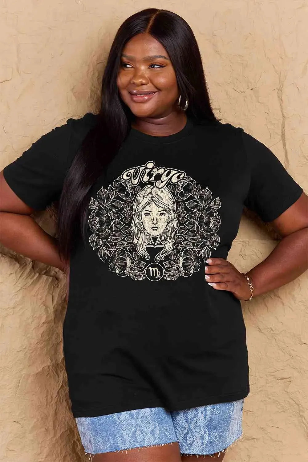 Simply Love Full Size VIRGO Graphic T-Shirt Women's T-Shirts - Tophatter Daily Deals