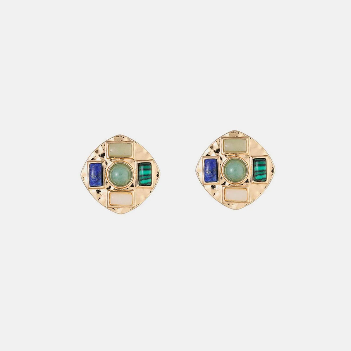 Heart & Geometric Alloy Earrings Style F One Size Earrings - Tophatter Daily Deals