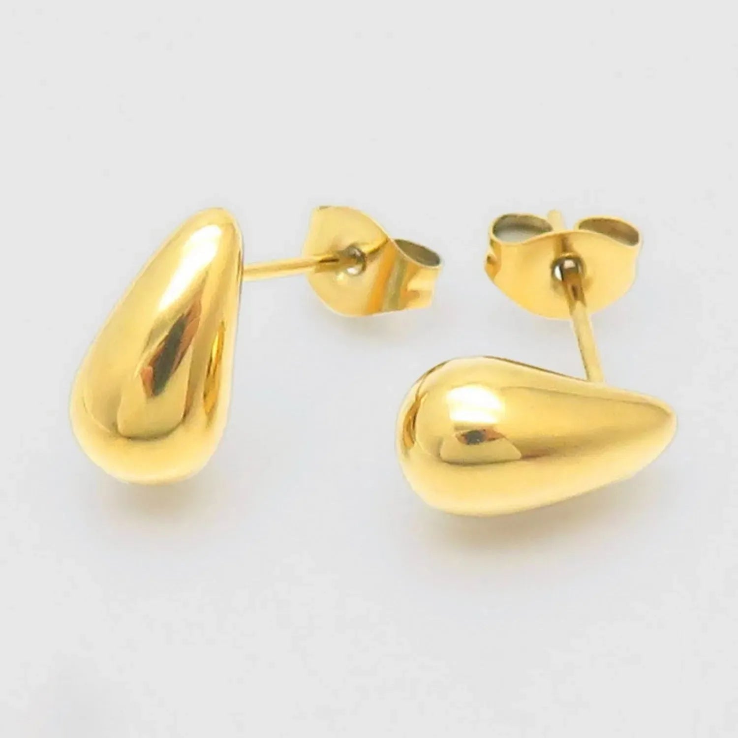 Stainless Steel Geometric Dangle Earrings Gold One Size Earrings - Tophatter Daily Deals