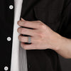 Weave Stainless Steel Ring Rings - Tophatter Daily Deals