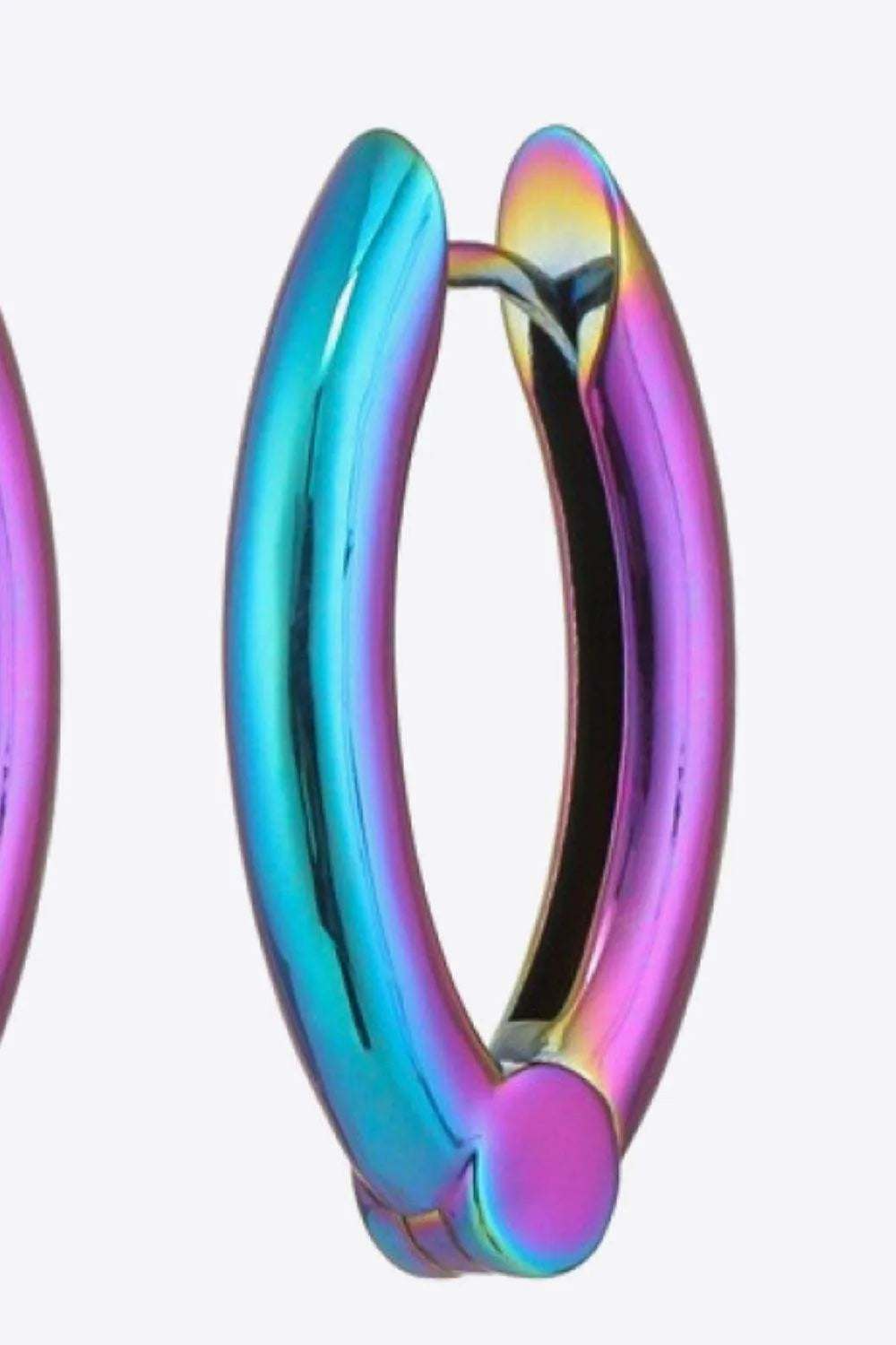 Bring It Home Multicolored Huggie Earrings Earrings - Tophatter Daily Deals