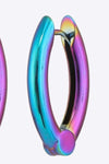 Bring It Home Multicolored Huggie Earrings Earrings - Tophatter Daily Deals