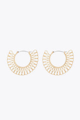 18K Gold-Plated Cutout Earrings Earrings - Tophatter Daily Deals
