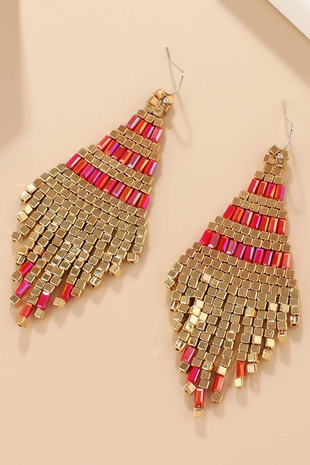 Beaded Dangle Earrings Earrings - Tophatter Daily Deals