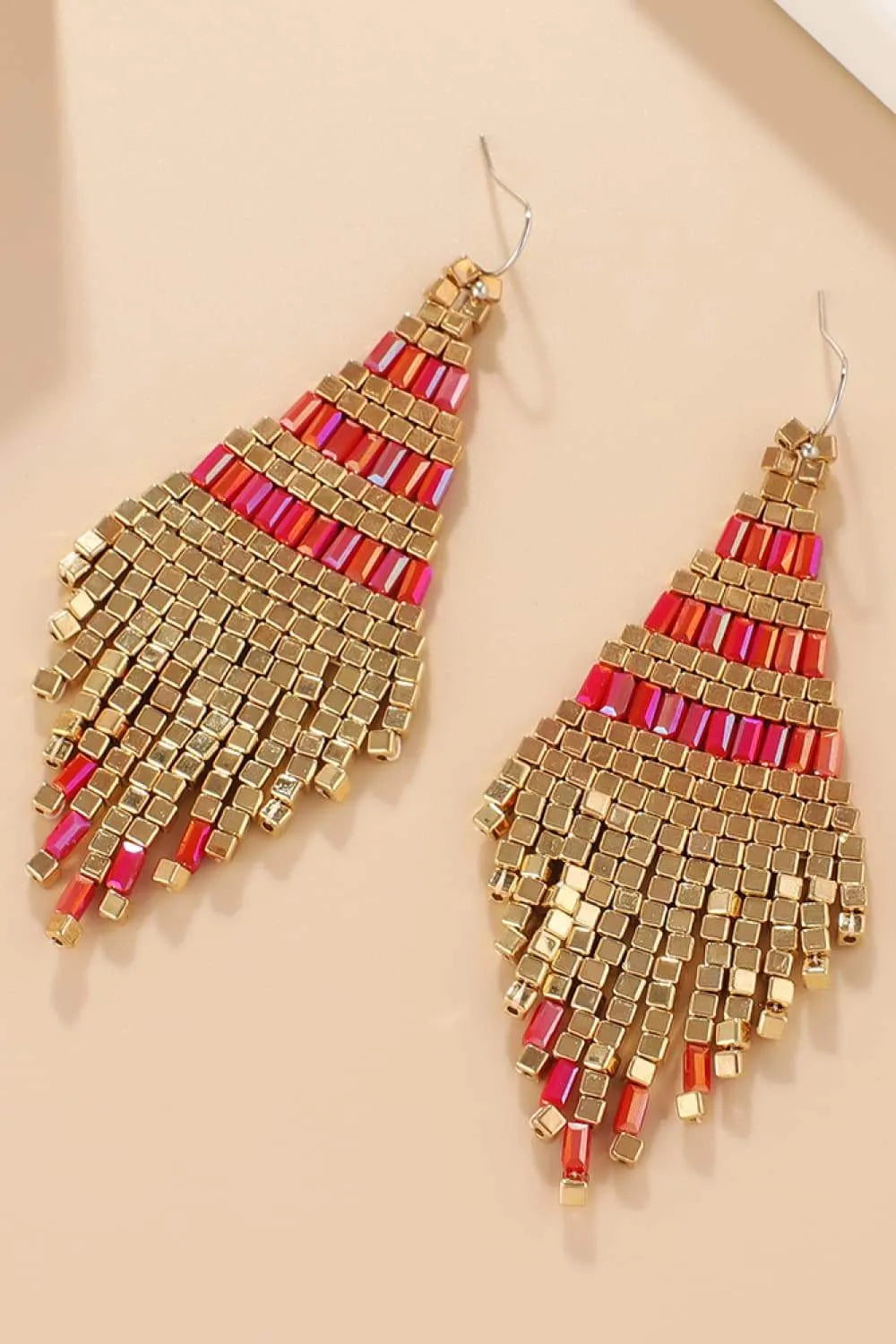 Beaded Dangle Earrings Earrings - Tophatter Daily Deals