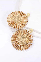 Flower Shape Dangle Earrings Earrings - Tophatter Daily Deals
