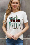 Simply Love Full Size PRICK Graphic Cotton Tee Women's T-Shirts - Tophatter Daily Deals