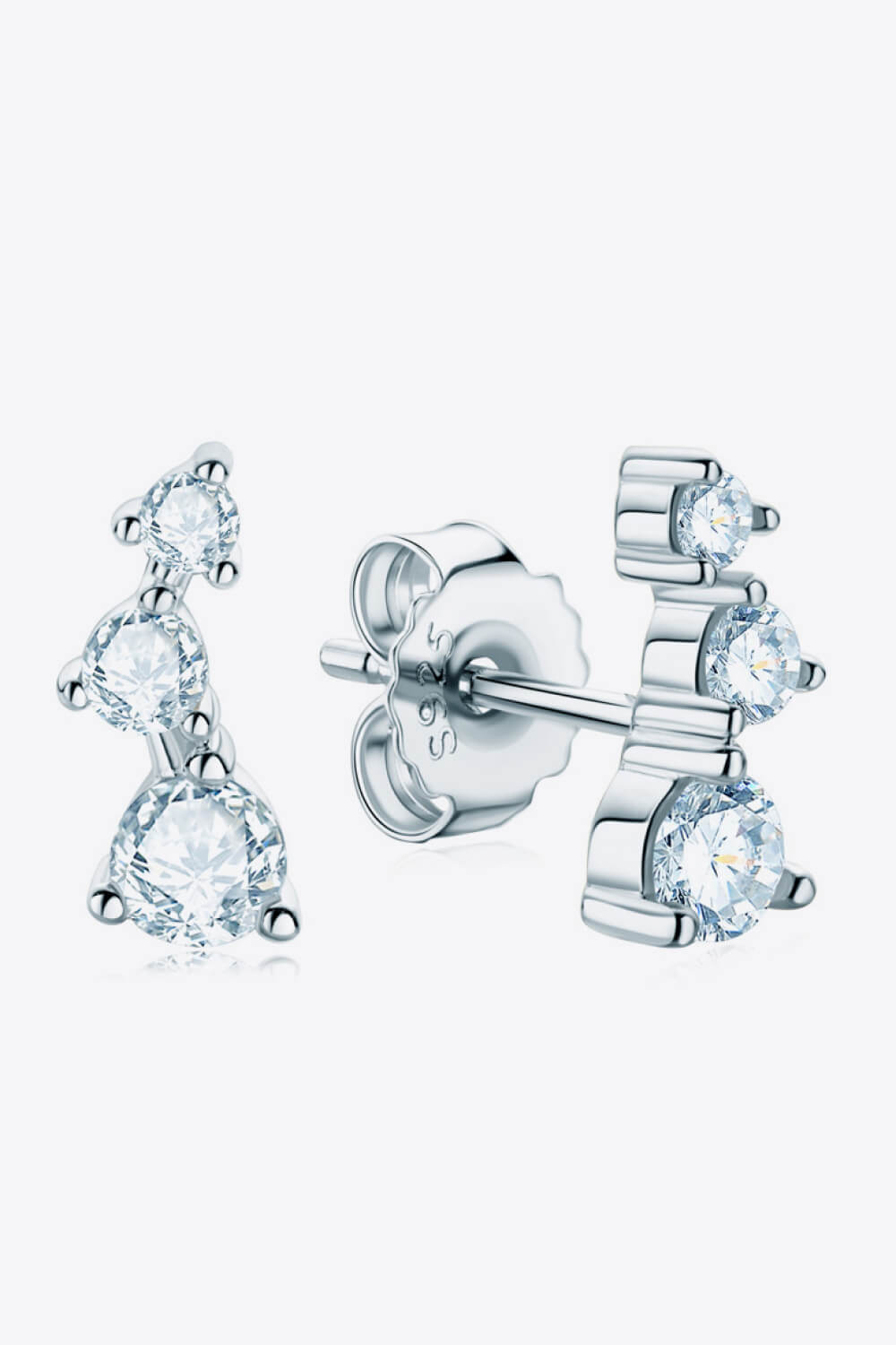 Adored Your Way Moissanite Stud Earrings - Tophatter Deals