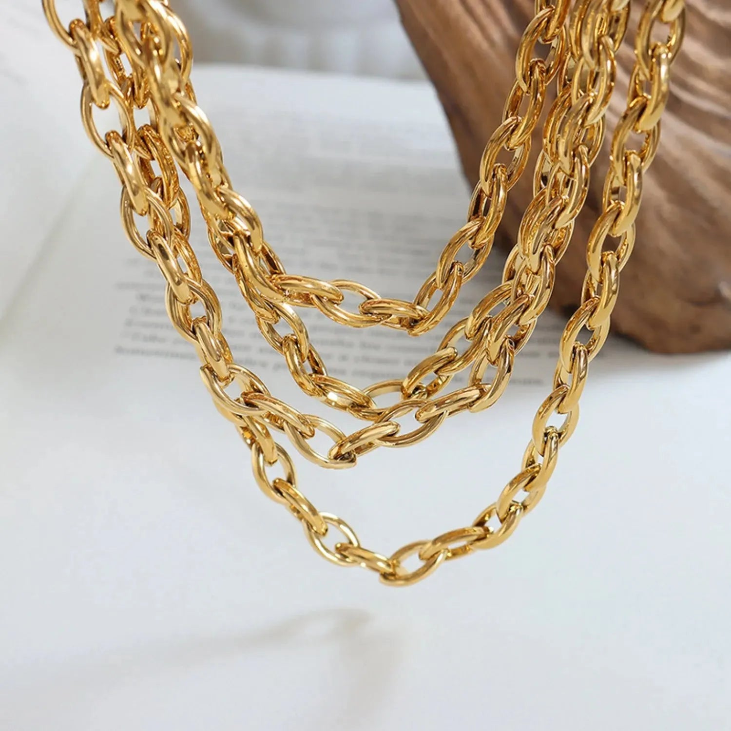 Titanium Steel Chain Necklace Necklaces - Tophatter Daily Deals