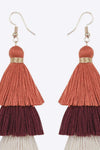 Layered Tassel Earrings Earrings - Tophatter Daily Deals