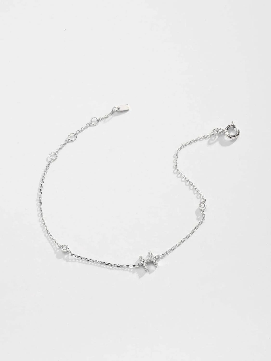 G To K Zircon 925 Sterling Silver Bracelet Bracelets - Tophatter Daily Deals
