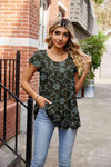 Round Neck Short Sleeve Tee Women's T-Shirts - Tophatter Daily Deals