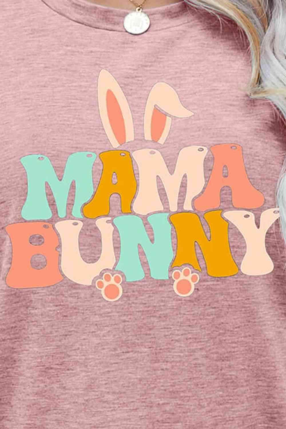 Easter MAMA BUNNY Tee Shirt Women's T-Shirts - Tophatter Daily Deals