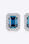 2 Carat Moissanite Stud Earrings in Indigo Moissanite - Tophatter Daily Deals