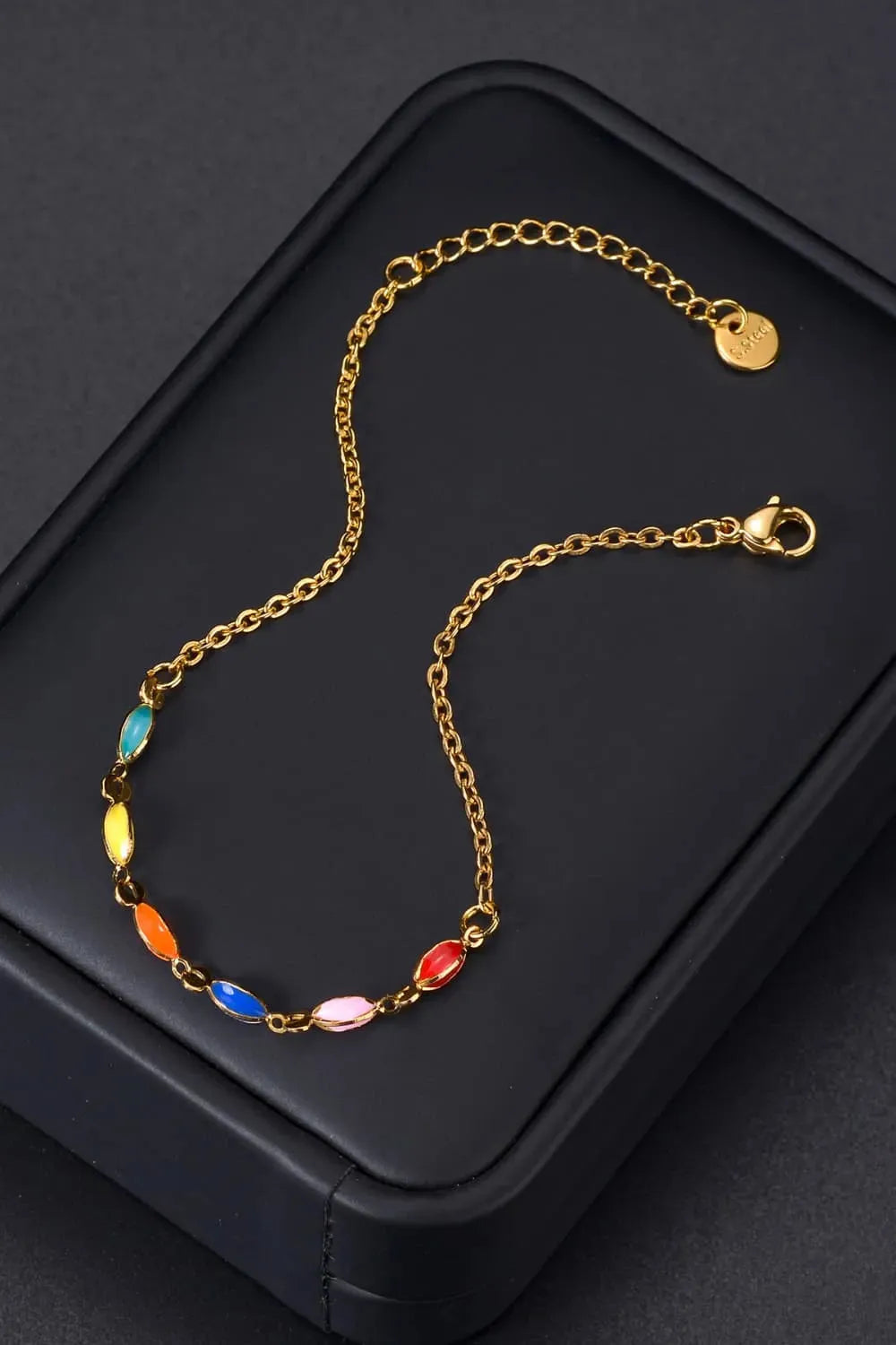 Multicolored Stainless Steel Bracelet Bracelets - Tophatter Daily Deals