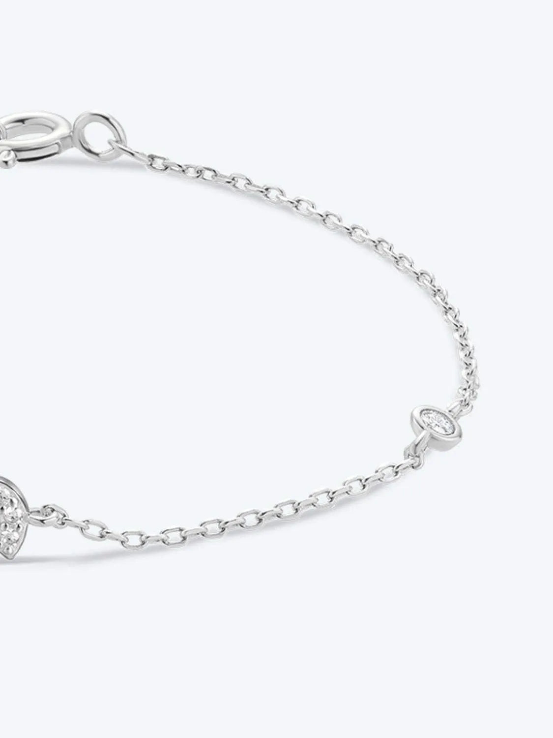 Q To U Zircon 925 Sterling Silver Bracelet Bracelets - Tophatter Daily Deals