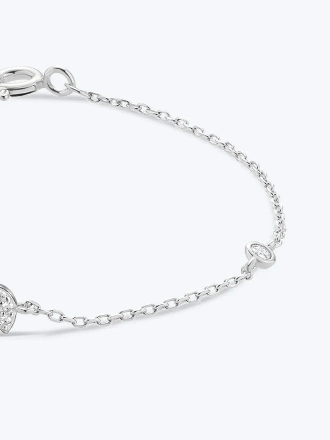 Q To U Zircon 925 Sterling Silver Bracelet Bracelets - Tophatter Daily Deals