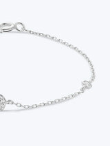 Q To U Zircon 925 Sterling Silver Bracelet Bracelets - Tophatter Daily Deals