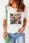 COWGIRL Graphic Tee Shirt White Women's T-Shirts - Tophatter Daily Deals