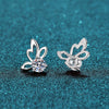 1 Carat Moissanite Butterfly Shape Earrings Moissanite - Tophatter Daily Deals