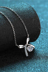 Moissanite 925 Sterling Silver Necklace Moissanite - Tophatter Daily Deals