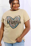 Simply Love Full Size MAMA Graphic Cotton Tee Taupe Women's T-Shirts - Tophatter Daily Deals