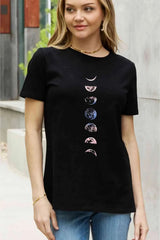 Simply Love Full Size Graphic Cotton Tee Women's T-Shirts - Tophatter Daily Deals
