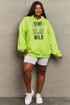 Simply Love Simply Love Full Size STAY WILD Graphic Hoodie - Tophatter Deals