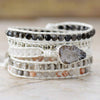 Natural Stone Layered Bracelet Bracelets - Tophatter Daily Deals