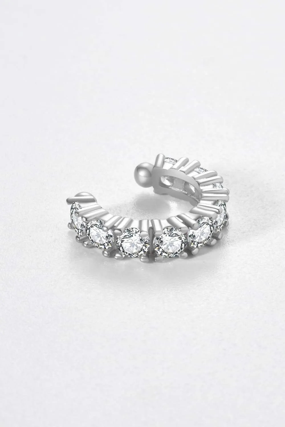 Inlaid Zircon Single Cuff Earring Earrings - Tophatter Daily Deals
