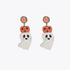 Ghost Shape Wooden Dangle Earrings Earrings - Tophatter Daily Deals