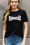 Simply Love Full Size KINDNESS Butterfly Graphic Cotton Tee Women's T-Shirts - Tophatter Daily Deals