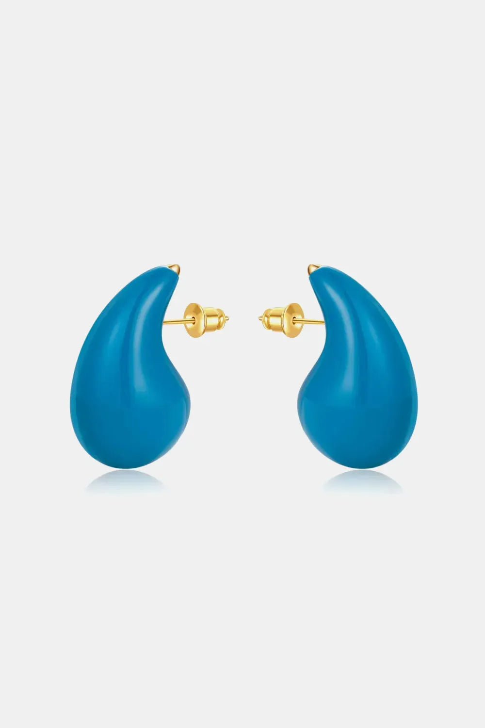 Big Size Water Drop Brass Earrings Earrings - Tophatter Daily Deals
