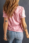 Rabbit Round Neck Short Sleeve T-Shirt Women's T-Shirts - Tophatter Daily Deals