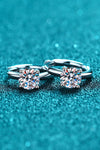 Moissanite Huggie Earrings Moissanite - Tophatter Daily Deals