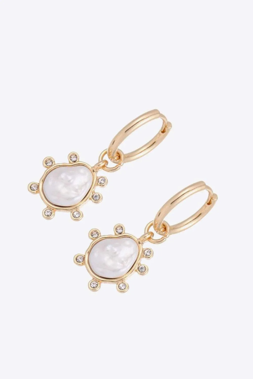 Rhinestone Decor Drop Earrings Earrings - Tophatter Daily Deals