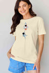 Simply Love Full Size Astronaut Graphic Cotton T-Shirt Ivory Women's T-Shirts - Tophatter Daily Deals