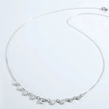 Inlaid Zircon 925 Sterling Silver Necklace Necklaces - Tophatter Daily Deals