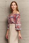 Off Shoulder Bohemian Style Blouse Blouses - Tophatter Daily Deals