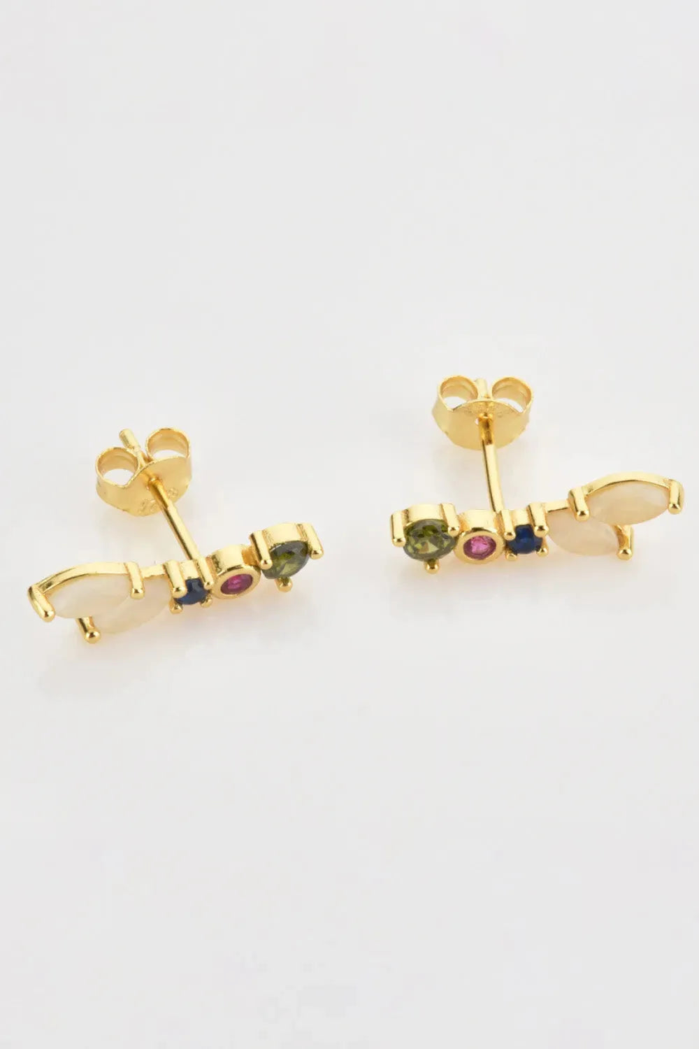 Zircon 925 Sterling Silver Earrings Earrings - Tophatter Daily Deals