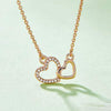 Moissanite 925 Sterling Silver Heart Necklace Rose Gold One Size Moissanite - Tophatter Daily Deals