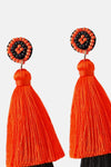 Baeds Detail Triple Layered Tassel Earring Earrings - Tophatter Daily Deals