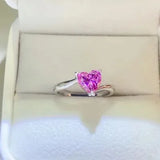 1 Carat Moissanite 925 Sterling Silver Ring Moissanite - Tophatter Daily Deals