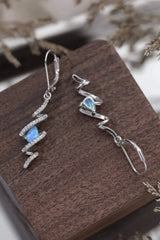 Twisted Opal Drop Earrings Opal - Tophatter Daily Deals