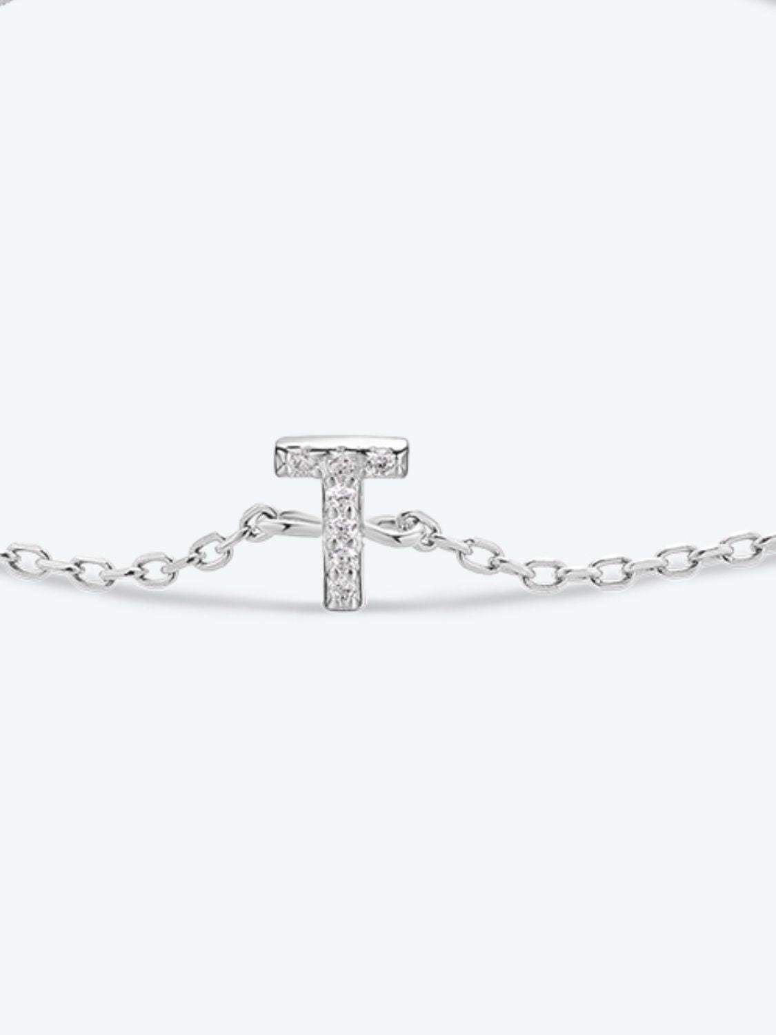 Q To U Zircon 925 Sterling Silver Bracelet Bracelets - Tophatter Daily Deals