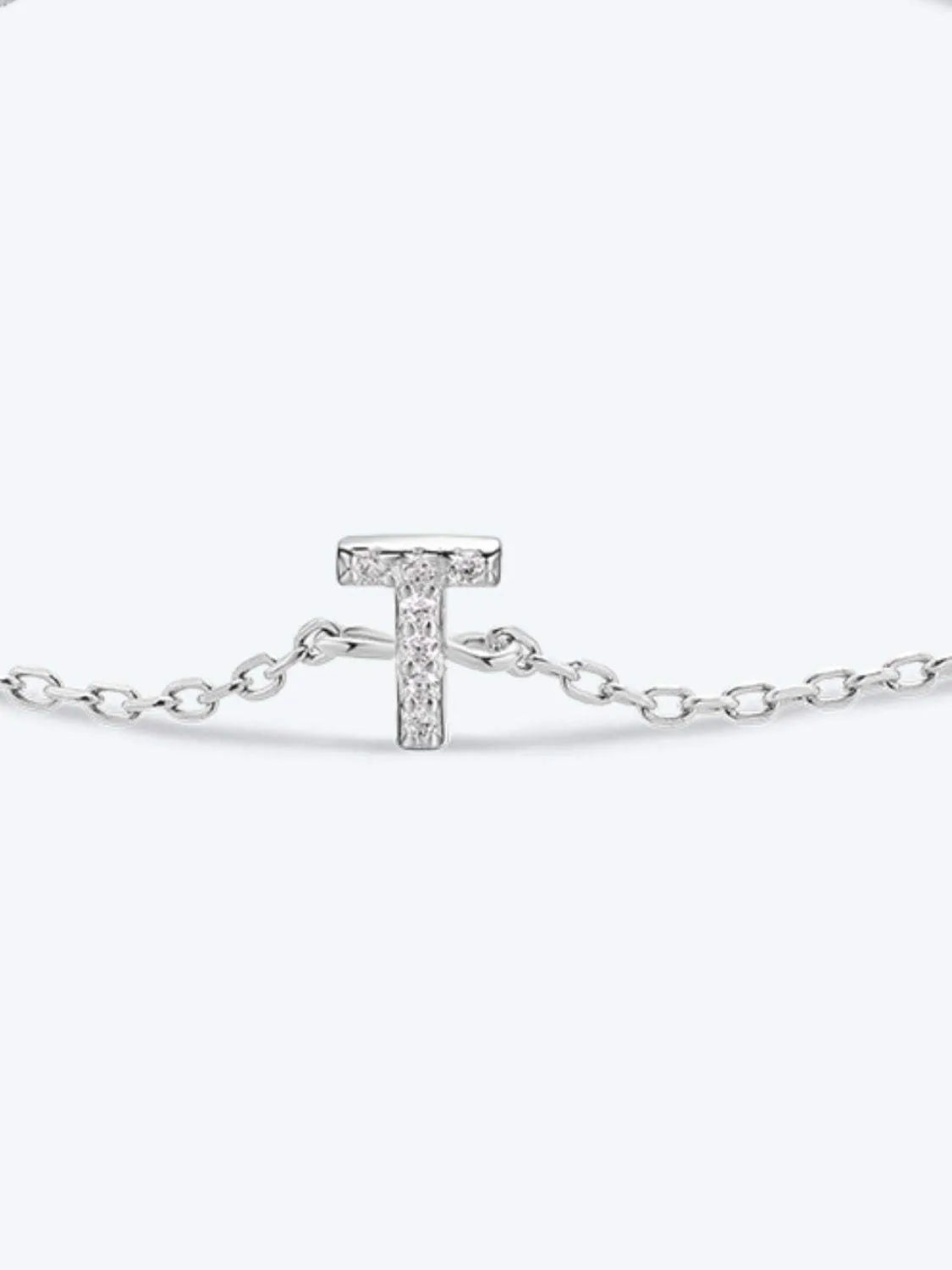 Q To U Zircon 925 Sterling Silver Bracelet Bracelets - Tophatter Daily Deals