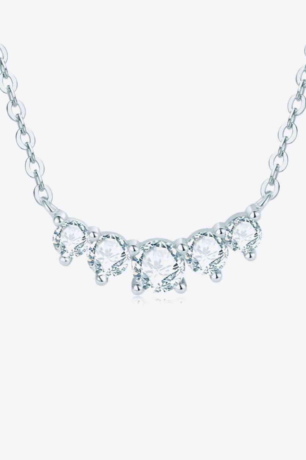 Moissanite Pendant Necklace Moissanite - Tophatter Daily Deals