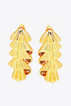 So Gorgeous 18K Gold-Plated Rhinestone Earrings Gold One Size Earrings - Tophatter Daily Deals