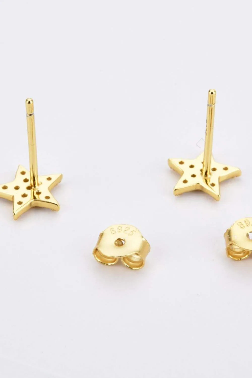 Zircon Decor Star Stud Earrings Earrings - Tophatter Daily Deals