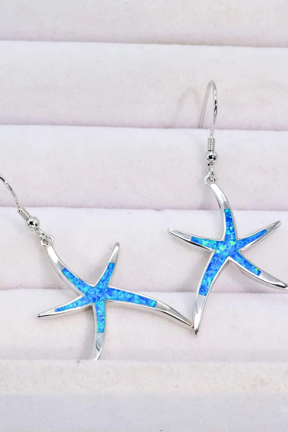 Opal Starfish Drop Earrings Opal - Tophatter Daily Deals